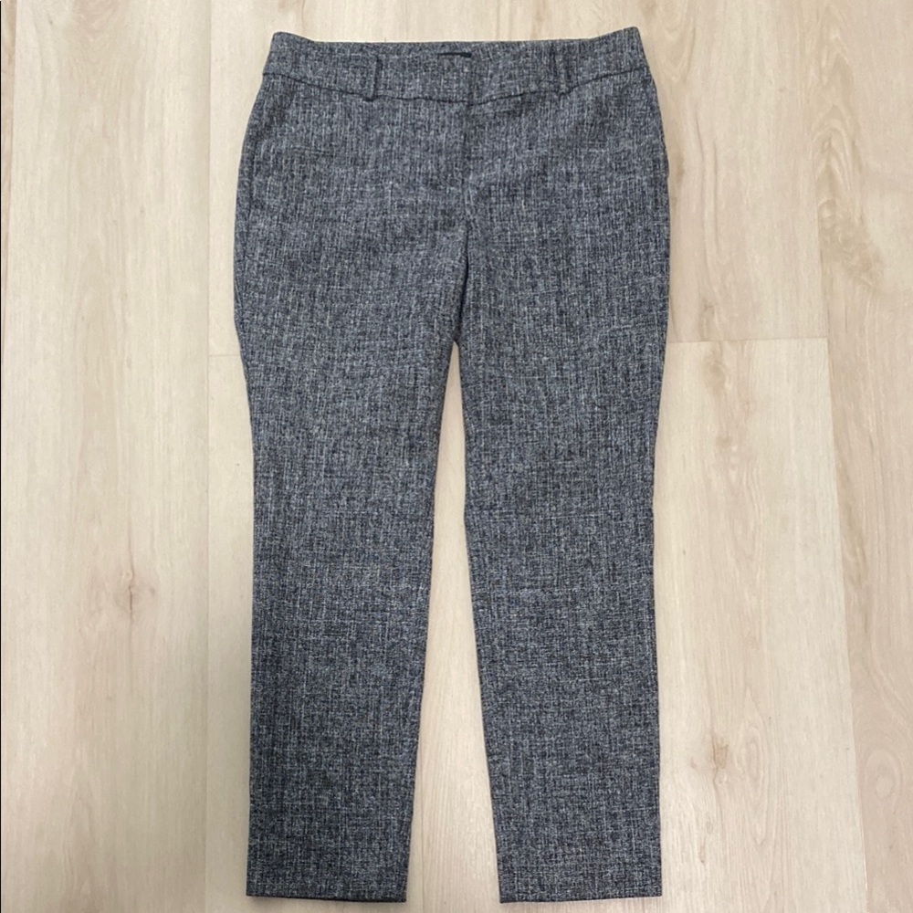 Ann Taylor Black and White Textured Pants